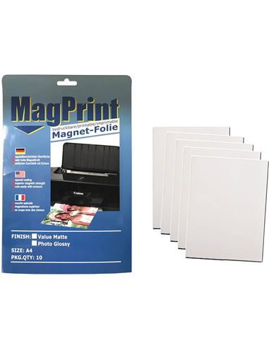 Hojas de papel magnetico para impresora inkjet - AimanGz.es