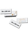 50 Etiquetas Magnéticas Blanco Board 30mm x 100mm x 0.9mm
