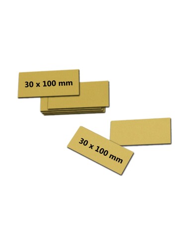 Etiquetas Magnéticas Adhesivas 30 x 100 x 0.9mm
