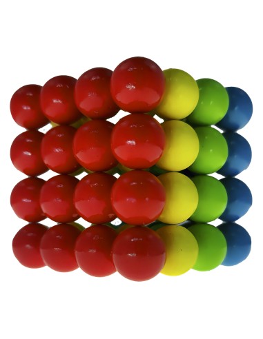 Comprar pack de 64 bolas magnéticas de colores online